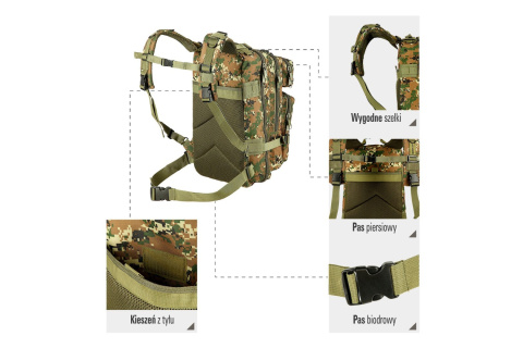 PLECAK TURYSTYCZNY DEFENDER 30L CBT7204 /NILS CAMP PLECAK TURYSTYCZNY DEFENDER 30L CBT7204 /NILS CAMP