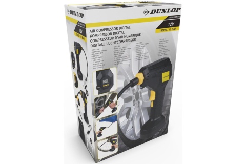 POMPKA PRZENOŚNY KOMPRESOR 12V /DUNLOP POMPKA PRZENOŚNY KOMPRESOR 12V /DUNLOP