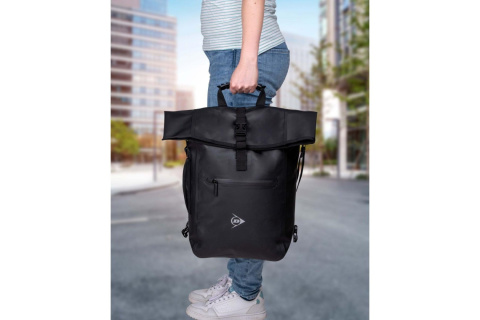PLECAK TORBA ROWEROWA NA TYŁ BAGAŻNIK 4W1 25L CZARNA /DUNLOP PLECAK TORBA ROWEROWA NA TYŁ BAGAŻNIK 4W1 25L CZARNA /DUNLOP
