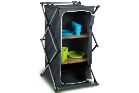 SZAFA TURYSTYCZNA SKŁADANA Z 3 PÓŁKAMI 49X53X95CM /CAMP ACTIVE SZAFA TURYSTYCZNA SKŁADANA Z 3 PÓŁKAMI 49X53X95CM /CAMP ACTIVE