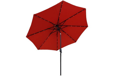 PARASOL OGRODOWY Z OŚWIETLENIEM LED 300CM /SASKA GARDEN PARASOL OGRODOWY Z OŚWIETLENIEM LED 300CM /SASKA GARDEN