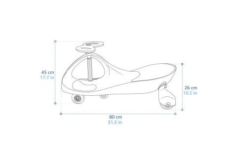 JEŹDZIK GRAWITACYJNY SWINGO GRANATOWY UNIWERSALNY /METEOR
