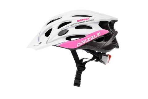 KASK ROWEROWY MV29 DRIZZLE L 58-61 CM BIAŁY/RÓŻOWY UNIWERSALNY /METEOR