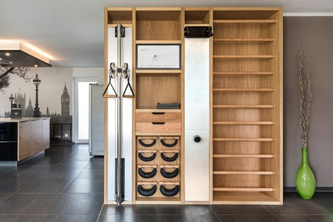 Moduł trenażera narciarskiego do ścianki NOHRD Wall Walnut Orzech /NOHRD Moduł trenażera narciarskiego do ścianki NOHRD Wall Walnut Orzech /NOHRD