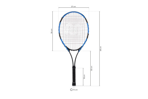 ZESTAW DO TENISA ZIEMNEGO 2 RAKIETY 2 PIŁKI ROZMIAR 27 UNIWERSALNY /METEOR