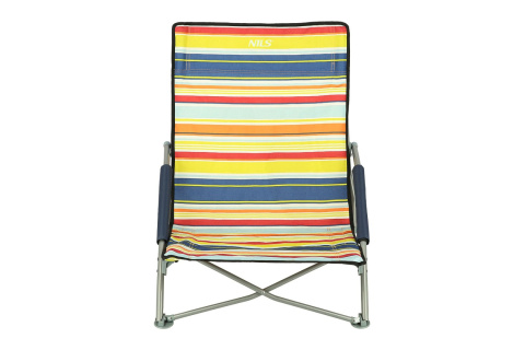PLAŻOWE KRZESŁO NIEBIESKO-CZERWONY NC3035 /NILS CAMP