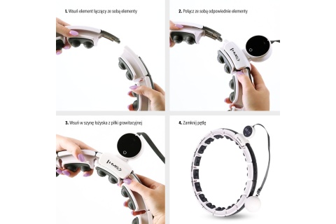 ZESTAW HULA HOP HHM16 WHITE + PAS BR163 /HMS