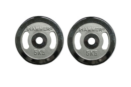 OBCIĄŻENIA CHROMOWANE HACH 2X5KG 31MM /HAMMER