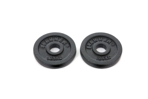 OBCIĄŻENIA ŻELIWNE HAZL 2X1,25KG 31MM /HAMMER OBCIĄŻENIA ŻELIWNE HAZL 2X1,25KG 31MM /HAMMER