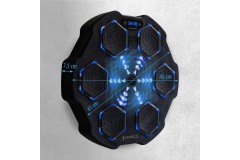 ELEKTRONICZNA TARCZA BOKSERSKA BLUETOOTH Z MUZYKĄ I RĘKAWICAMI /HMS ELEKTRONICZNA TARCZA BOKSERSKA BLUETOOTH Z MUZYKĄ I RĘKAWICAMI /HMS