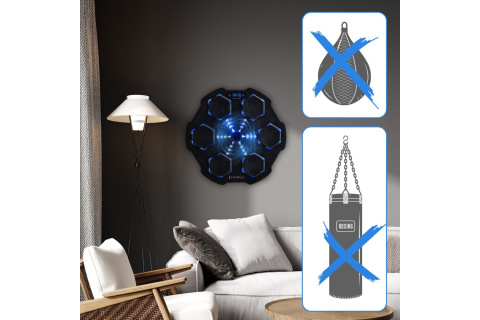 ELEKTRONICZNA TARCZA BOKSERSKA BLUETOOTH Z MUZYKĄ I RĘKAWICAMI /HMS ELEKTRONICZNA TARCZA BOKSERSKA BLUETOOTH Z MUZYKĄ I RĘKAWICAMI /HMS