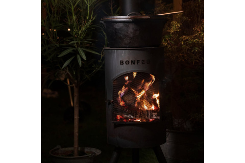 KOMINEK OGRODOWY BONGIANO SP CZARNY /BONFEU KOMINEK OGRODOWY BONGIANO SP CZARNY /BONFEU