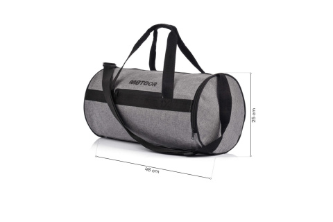 TORBA FITNESS SIRIN 25 L SZARY MELANŻ/CZARNY /METEOR TORBA FITNESS SIRIN 25 L SZARY MELANŻ/CZARNY /METEOR