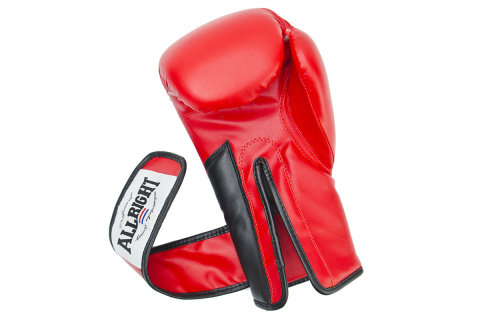 RĘKAWICE BOKSERSKIE CLASSIC 10OZ PU RD /ALLRIGHT RĘKAWICE BOKSERSKIE CLASSIC 10OZ PU RD /ALLRIGHT