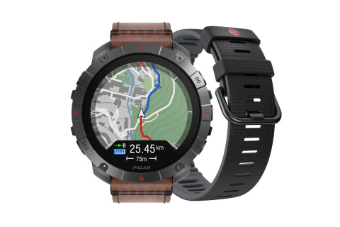 ZEGAREK SPORTOWY GRIT X2 PRO TITAN SKÓRZANY /POLAR ZEGAREK SPORTOWY GRIT X2 PRO TITAN SKÓRZANY /POLAR