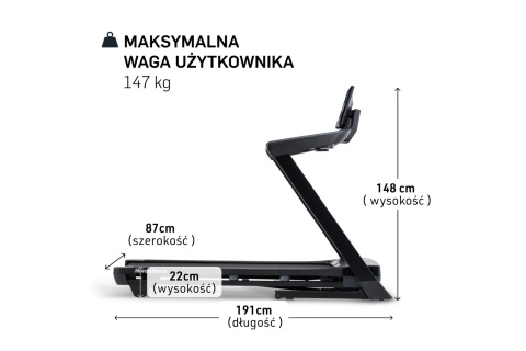 BIEŻNIA ELEKTRYCZNA T10 /NORDICTRACK BIEŻNIA ELEKTRYCZNA T10 /NORDICTRACK