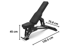 ŁAWKA DWUSTRONNIE REGULOWANA WBX-950 /TOORX