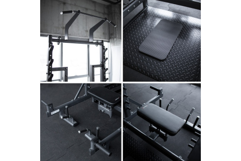 STOJAK MULTIFUNKCYJNY Z PLATFORMĄ DO PODNOSZENIA CIĘŻARÓW I HIP THRUST SMP01 /HMS STOJAK MULTIFUNKCYJNY Z PLATFORMĄ DO PODNOSZENIA CIĘŻARÓW I HIP THRUST SMP01 /HMS