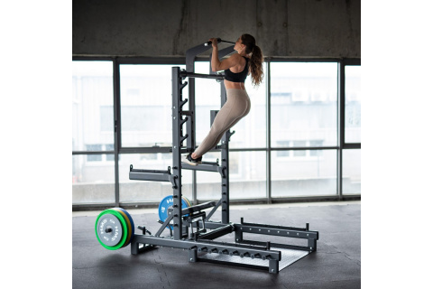 STOJAK MULTIFUNKCYJNY Z PLATFORMĄ DO PODNOSZENIA CIĘŻARÓW I HIP THRUST SMP01 /HMS STOJAK MULTIFUNKCYJNY Z PLATFORMĄ DO PODNOSZENIA CIĘŻARÓW I HIP THRUST SMP01 /HMS