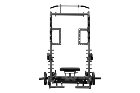 STOJAK MULTIFUNKCYJNY Z PLATFORMĄ DO PODNOSZENIA CIĘŻARÓW I HIP THRUST SMP01 /HMS STOJAK MULTIFUNKCYJNY Z PLATFORMĄ DO PODNOSZENIA CIĘŻARÓW I HIP THRUST SMP01 /HMS