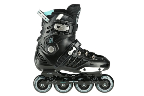 ŁYŻWOROLKI SLALOMOWE CZARNE ROZM. 35 /NILS EXTREME