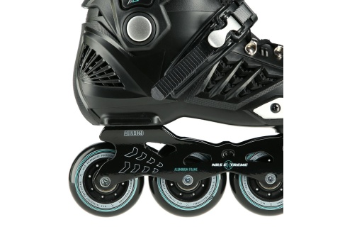 ŁYŻWOROLKI SLALOMOWE CZARNE ROZM. 35 /NILS EXTREME