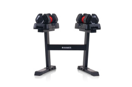 ZESTAW HANTLI SYSTEMOWYCH ZE STOJAKIEM 2 X 25 KG STRONGLOCK 4.0 /HAMMER