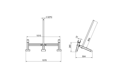 PODNOŚNIK DO SZTANGI DEADLIFT BARBELL JACK COMMERCIAL STR44 /HMS PODNOŚNIK DO SZTANGI DEADLIFT BARBELL JACK COMMERCIAL STR44 /HMS