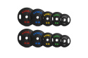 ZESTAW TALERZY OLIMPIJSKICH OGUMOWANYCH 2 X 5 - 25 KG TOG (150 KG) /HMS ZESTAW TALERZY OLIMPIJSKICH OGUMOWANYCH 2 X 5 - 25 KG TOG (150 KG) /HMS