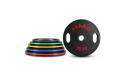 ZESTAW TALERZY OLIMPIJSKICH OGUMOWANYCH 2 X 5 - 25 KG TOG (150 KG) /HMS ZESTAW TALERZY OLIMPIJSKICH OGUMOWANYCH 2 X 5 - 25 KG TOG (150 KG) /HMS