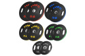 ZESTAW TALERZY OLIMPIJSKICH OGUMOWANYCH 2 X 5 - 25 KG TOG (150 KG) /HMS ZESTAW TALERZY OLIMPIJSKICH OGUMOWANYCH 2 X 5 - 25 KG TOG (150 KG) /HMS