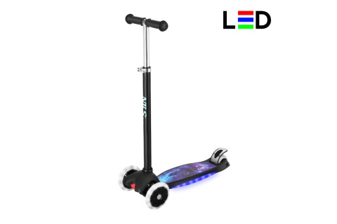 HULAJNOGA LED DZIECIĘCA CZARNA HLB1310 /NILS FUN HULAJNOGA LED DZIECIĘCA CZARNA HLB1310 /NILS FUN