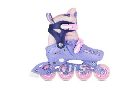 ŁYŻWOROLKI FILO FIOLETOWE ROZM. XS(26-29) NA13102 /NILS EXTREME