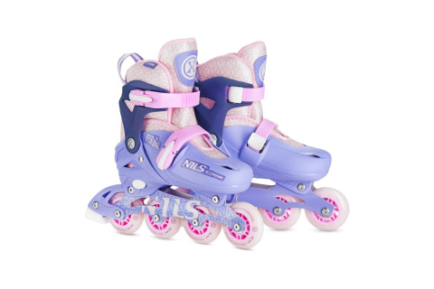 ŁYŻWOROLKI FILO FIOLETOWE ROZM. XS(26-29) NA13102 /NILS EXTREME