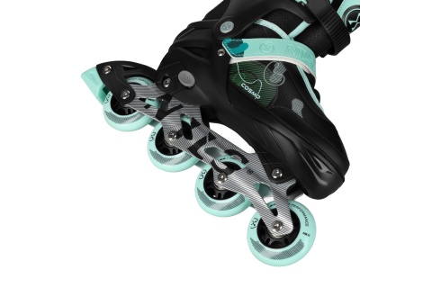 ŁYŻWOROLKI COSMO ZIELONE ROZM. M(34-37) NA13808 /NILS EXTREME