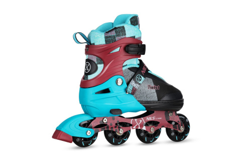 ŁYŻWOROLKI TWIST NIEBIESKIE ROZM. M(35-38) NA13810 /NILS EXTREME ŁYŻWOROLKI TWIST NIEBIESKIE ROZM. M(35-38) NA13810 /NILS EXTREME
