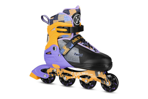 ŁYŻWOROLKI TWIST ŻÓŁTE ROZM. L(39-42) NA13810 /NILS EXTREME ŁYŻWOROLKI TWIST ŻÓŁTE ROZM. L(39-42) NA13810 /NILS EXTREME