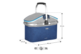 TORBA TERMICZNA NIEBIESKA 35L NC2901 /NILS