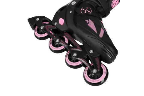 ŁYŻWOROLKI 2W1 ENZO RÓŻOWE ROZM. M(36-39) Z WYM. PŁOZĄ /NILS EXTREME