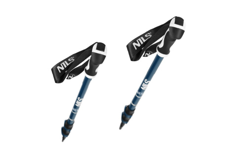 KIJE TREKKINGOWE ALUMINIOWE BLUE TK8601 /NILS KIJE TREKKINGOWE ALUMINIOWE BLUE TK8601 /NILS