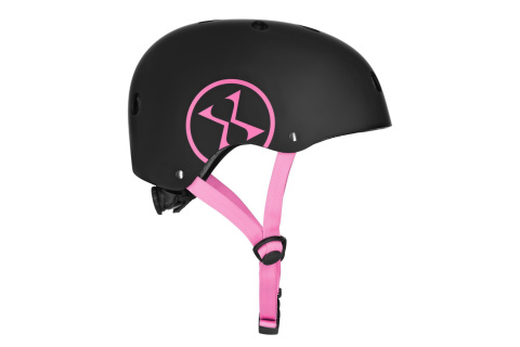 KASK CZARNO-RÓŻOWY ROZM. XS(48-52CM) MTW001-1 /NILS EXTREME