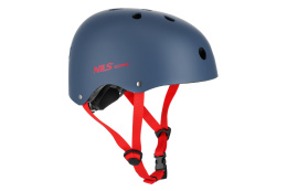KASK SZARO-CZERWONY ROZM. XS(48-52CM) MTW001-1 /NILS EXTREME