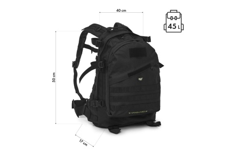 PLECAK TAKTYCZNY VANGUARD CZARNY 45L NC3904 /NILS CAMP PLECAK TAKTYCZNY VANGUARD CZARNY 45L NC3904 /NILS CAMP