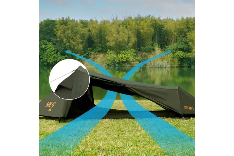 NAMIOT ULTRA LIGHT SKYAIR 1 ZIELONY NC2501 /NILS CAMP NAMIOT ULTRA LIGHT SKYAIR 1 ZIELONY NC2501 /NILS CAMP