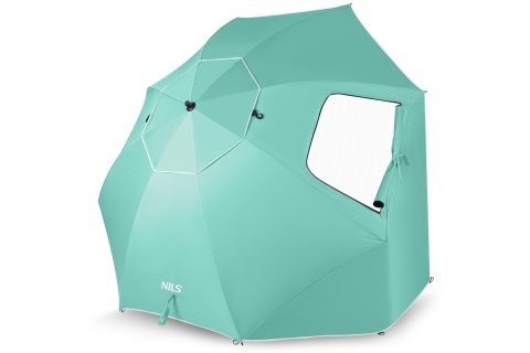 PARASOL/PARAWAN PLAŻOWY 2W1 XXL 240 CM ZIELONY NC17114 /NILS PARASOL/PARAWAN PLAŻOWY 2W1 XXL 240 CM ZIELONY NC17114 /NILS