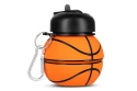 BUTELKA SPORTOWA SKŁADANA 550ML BASKETBALL NC4104 /NILS