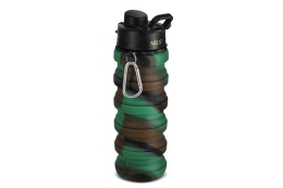 BIDON SILIKONOWY SKŁADANY 500ML ZIELONY NC4106 /NILS