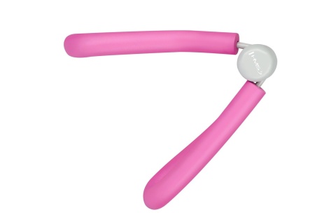 AGRAFKA MOTYLEK DO ĆWICZEŃ SZARO-RÓŻOWA TM01 GRAY-PINK /HMS
