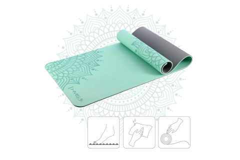 ZESTAW DO JOGI MIĘTOWA MATA TPE YM10 + KOSTKA KJ02 + PASEK SJ02 /HMS