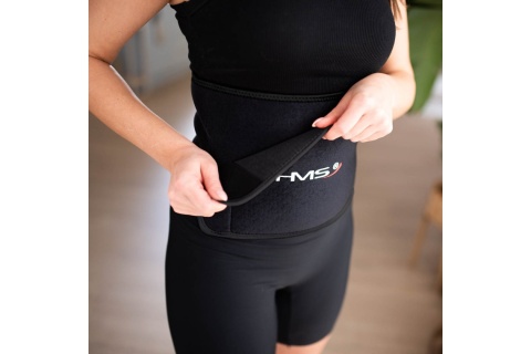 HULA HOP MAGNETYCZNY Z LICZNIKIEM BLUE HHM15 + PAS BR163 BLACK PLUS SIZE ZESTAW /HMS